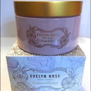 Crabtree And Evelyn Evelyn Rose Body Cream 6 Oz
